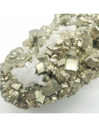 PYRITE CALCITE ATELIER 2F UNILLIANCE MINERAUX