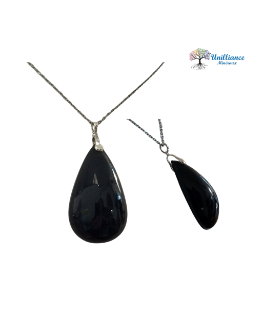 OBSIDIENNE PENDENTIF ATELIER 2F UNILLIANCE MINERAUX