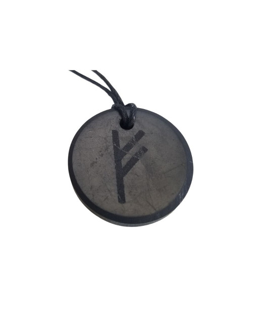PENDENTIF SHUNGITE FEHU UNILLIANCE MINERAUX