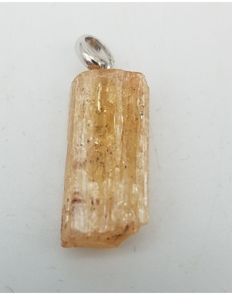 PENDENTIF TOPAZE IMPERIALE ATELIER 2F UNILLIANCE MINERAUX