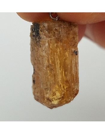 PENDENTIF TOPAZE IMPERIALE ATELIER 2F UNILLIANCE MINERAUX