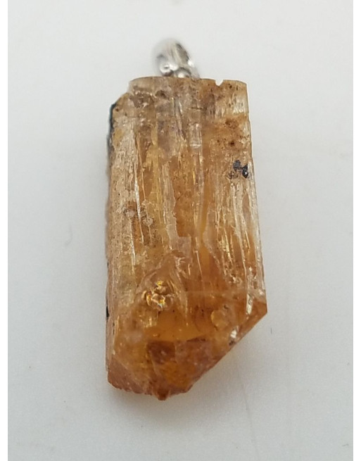 PENDENTIF TOPAZE IMPERIALE ATELIER 2F UNILLIANCE MINERAUX