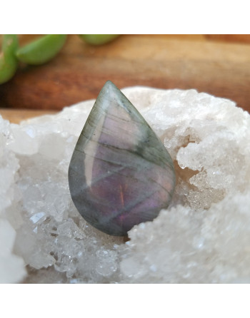 CABOCHON LABRADORITE GRISE VIOLETTE ATELIER 2F