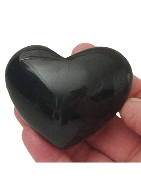 COEUR OBSIDIENNE OEIL CELESTE UNILLIANCE MINERAUX