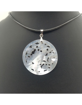 PENDENTIF NACRE UNILLIANCE MINERAUX