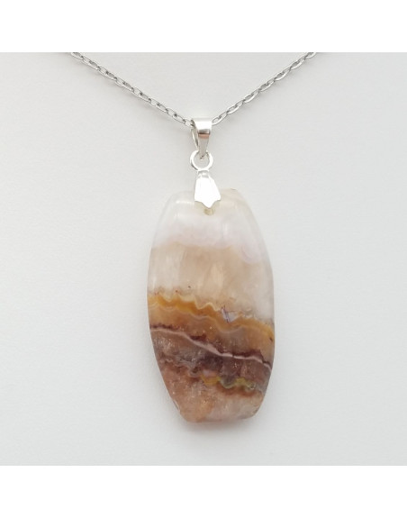 PENDENTIF AGATE ATELIER 2F UNILLIANCE MINERAUX