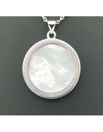PENDENTIF NACRE UNILLIANCE MINERAUX