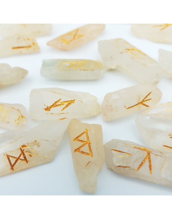 RUNES EN QUARTZ ATELIER 2F UNILLIANCE MINERAUX