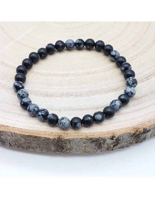 OBSIDIENNE NEIGE UNILLIANCE MINERAUX