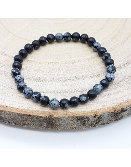 OBSIDIENNE NEIGE UNILLIANCE MINERAUX