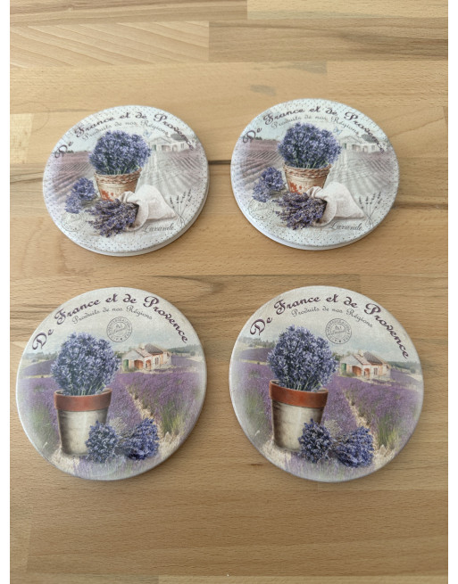 DESSOUS DE VERRE LAVANDE ATELIER 2F UNILLIANCE