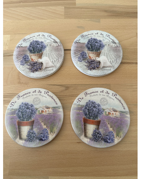 DESSOUS DE VERRE LAVANDE ATELIER 2F UNILLIANCE