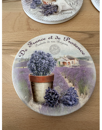 DESSOUS DE VERRE LAVANDE ATELIER 2F UNILLIANCE