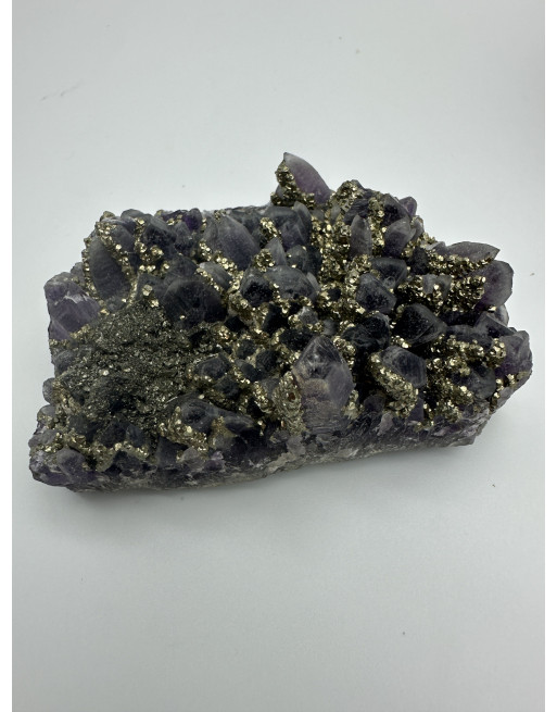 PYRITE AMETHYSTE UNILLIANCE MINERAUX