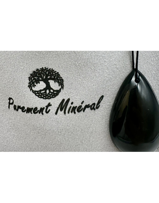 OBSIDIENNE PENDENTIF ATELIER 2F UNILLIANCE MINERAUX