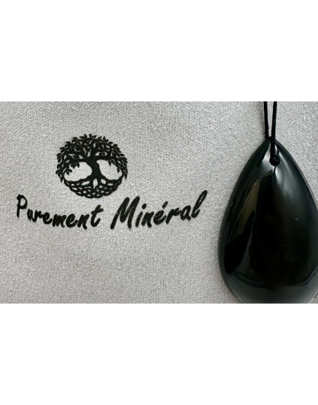 OBSIDIENNE PENDENTIF ATELIER 2F UNILLIANCE MINERAUX