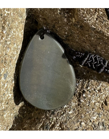 OBSIDIENNE PENDENTIF ATELIER 2F UNILLIANCE MINERAUX