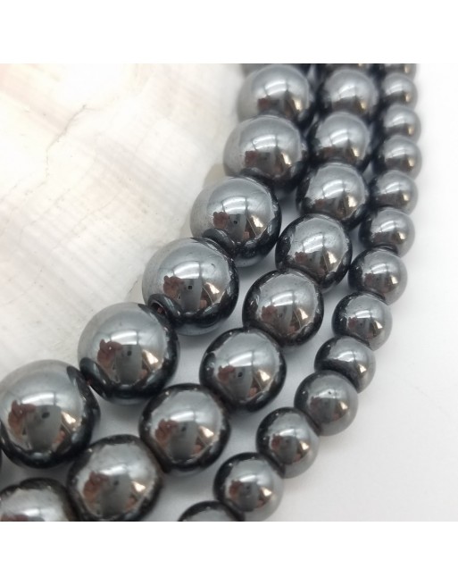Lot de 8 hématite 14 x 8 mm Twist Barrel Perles (37887–133
